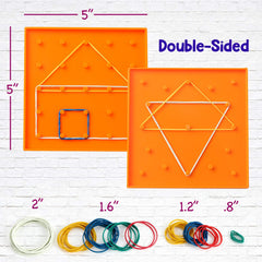ZaxiDeel geoboard edge-circle matrix side supports pattern creation