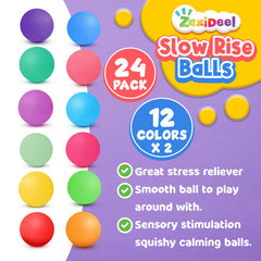 ZaxiDeel squishy stress ball easy cleaning quick reset.