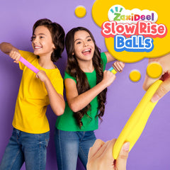 ZaxiDeel squishy stress ball squeeze action close-up for tactile fidgeting and focus.