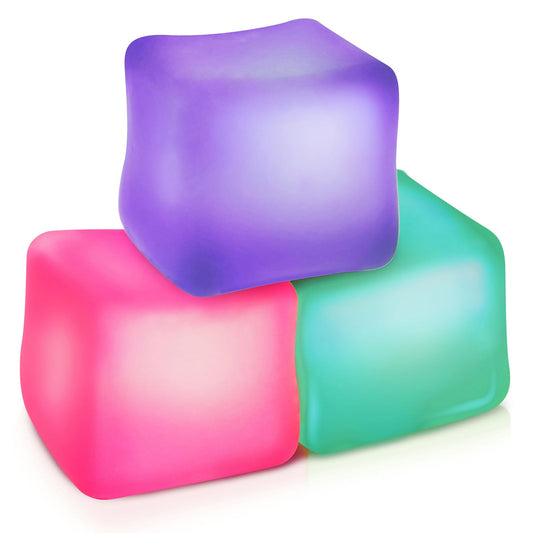 ZaxiDeel stress cube 3-pack in purple for calm focus and tactile relief