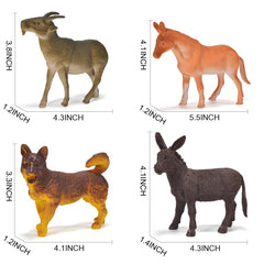 Zcpotizi duck figure enhances interactive farm scenes and curiosity