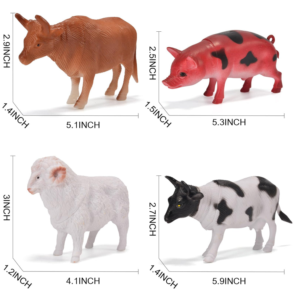 Zcpotizi rabbit figure promotes fine-motor skills through pretend farming