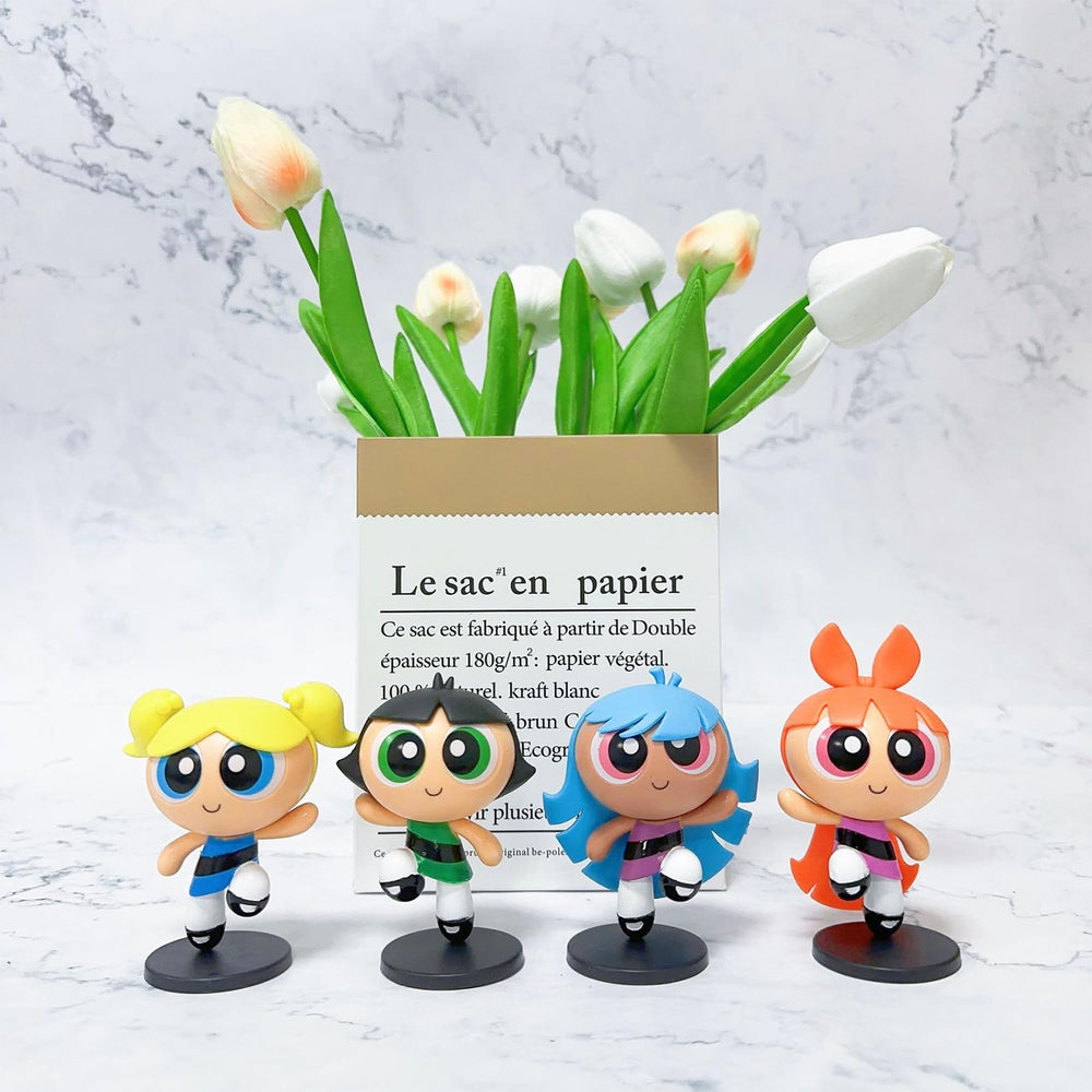 Zcyx0514 Police Girls desk decor set for bright room accent