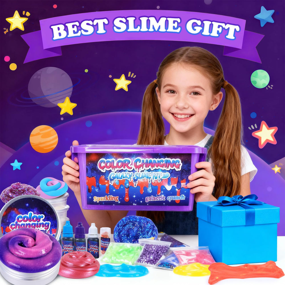 ZDTHNSIAT color-changing slime base reveals colors with temperature changes.