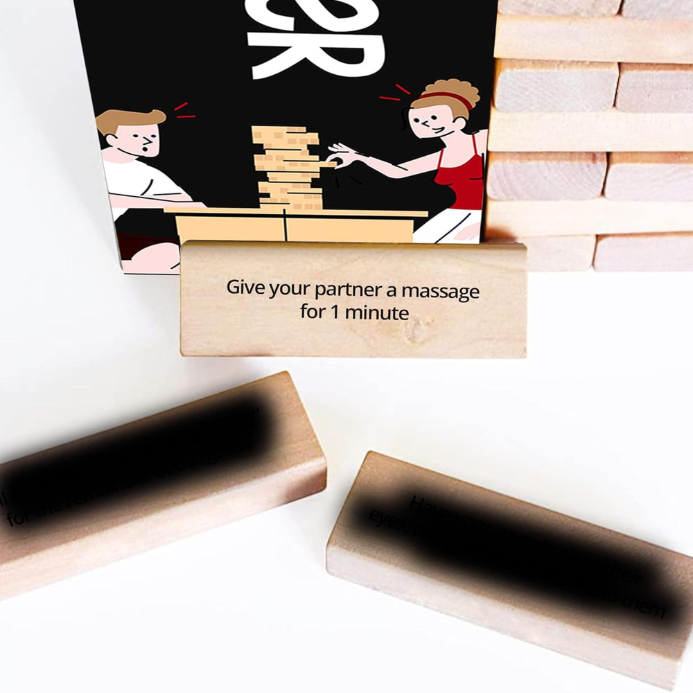 Dare blocks spark friendly competition and creative thinking during play.