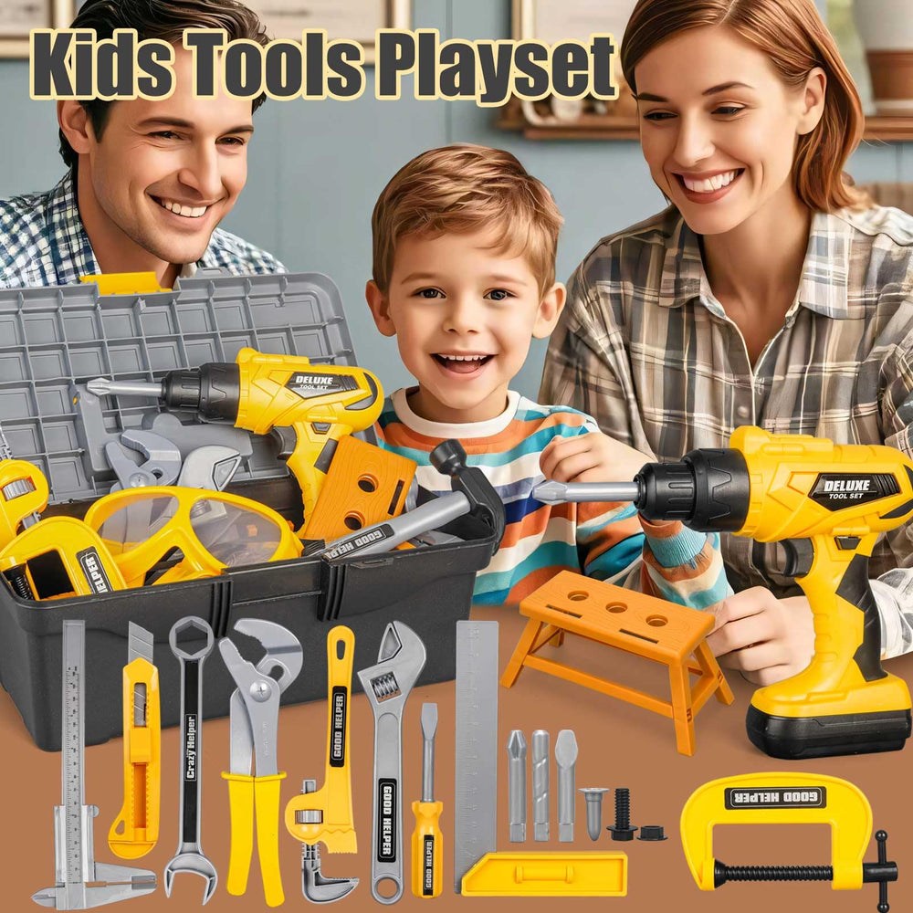 Zealous Toys portable toolbox for easy cleanup and transport