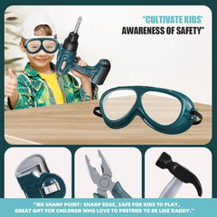 ZEALOUS TOYS Hammer and screwdrivers, sturdy tools for budding carpenters.