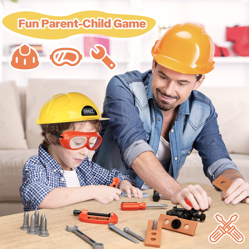 ZEALOUS TOYS Hammer and other tools offer sturdy, child-friendly design.