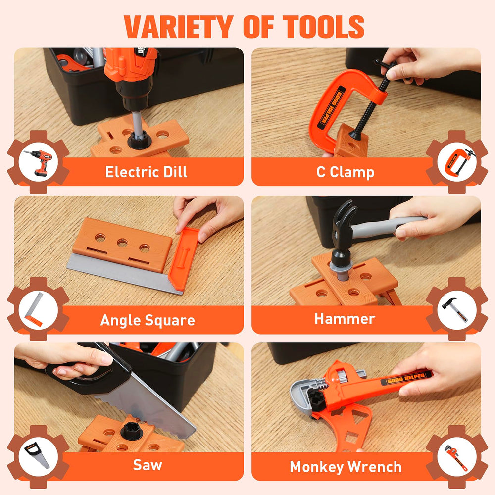 ZEALOUS TOYS interchangeable bits highlight versatility for quick tool switching during projects.