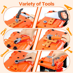 ZEALOUS TOYS removable battery pack adds realism to pretend drilling