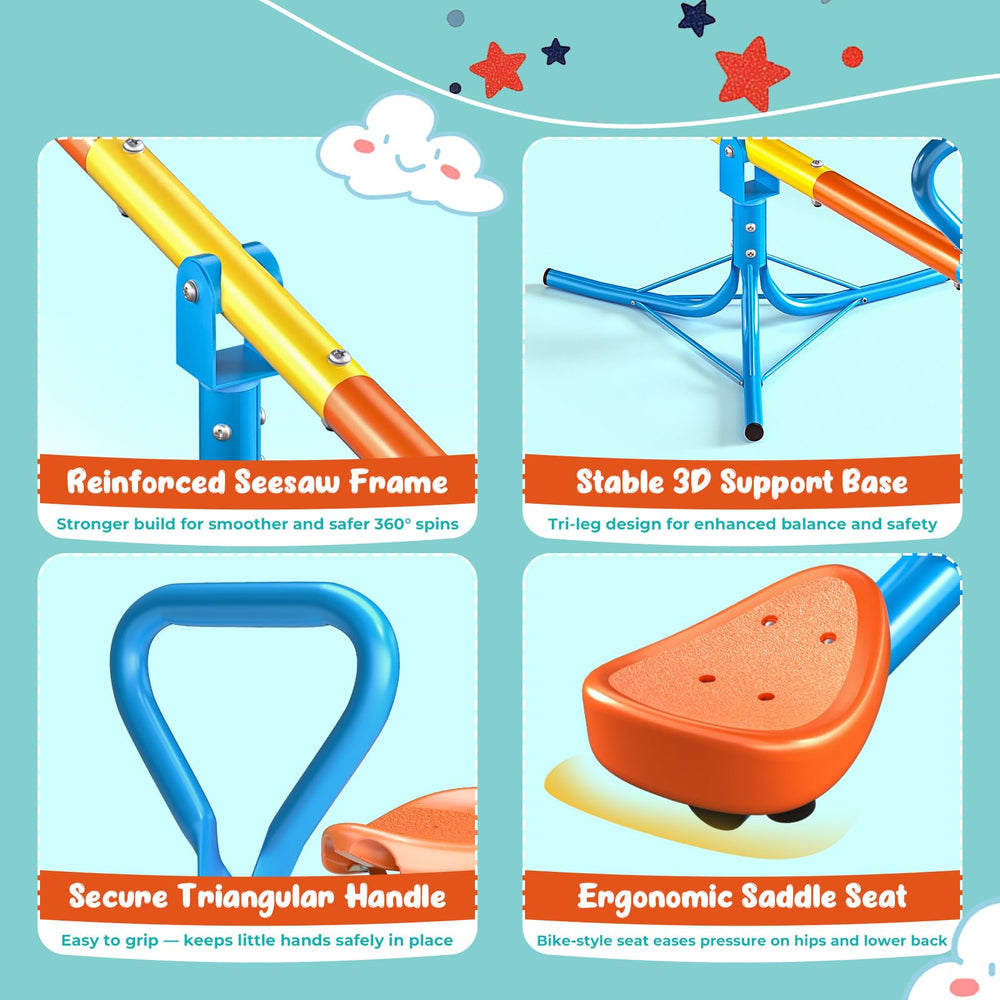 ZeathToits three-stage-frame enhances stability during active play.