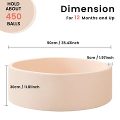 Zedachica ball pit machine-washable cover simplifies cleaning after use