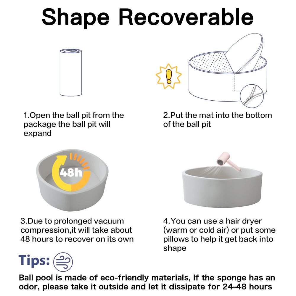 Removable washable cover for easy cleanup after playtime