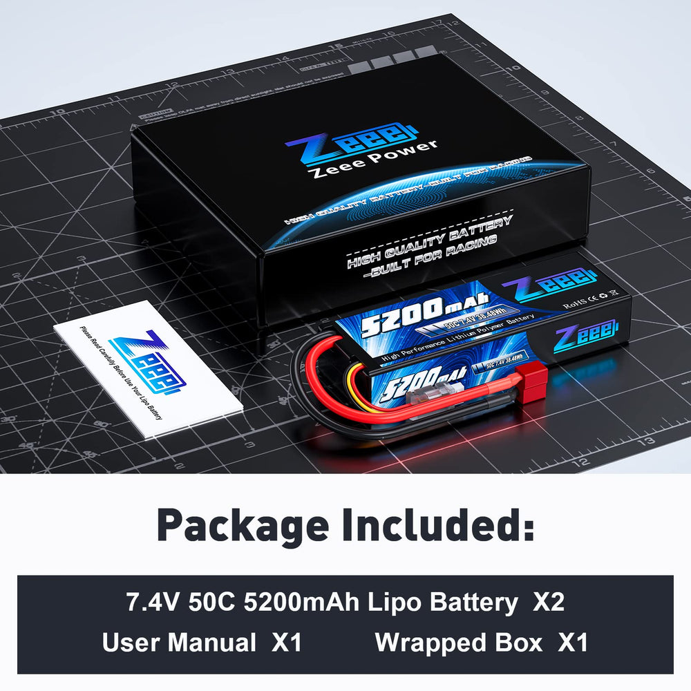 Zeee two-pack RC battery kit for extended play sessions
