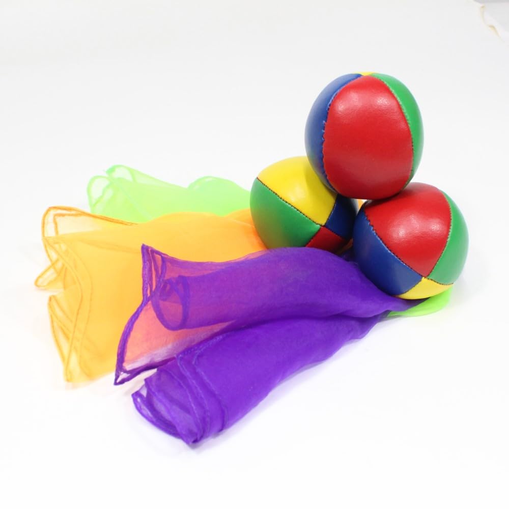 Zeekio YoYoSam juggling balls for beginners help build hand-eye coordination.