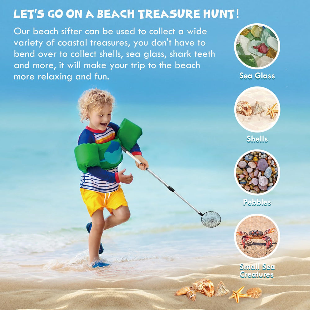 zeeloopbee detachable spoon basket converts to walking stick when not digging