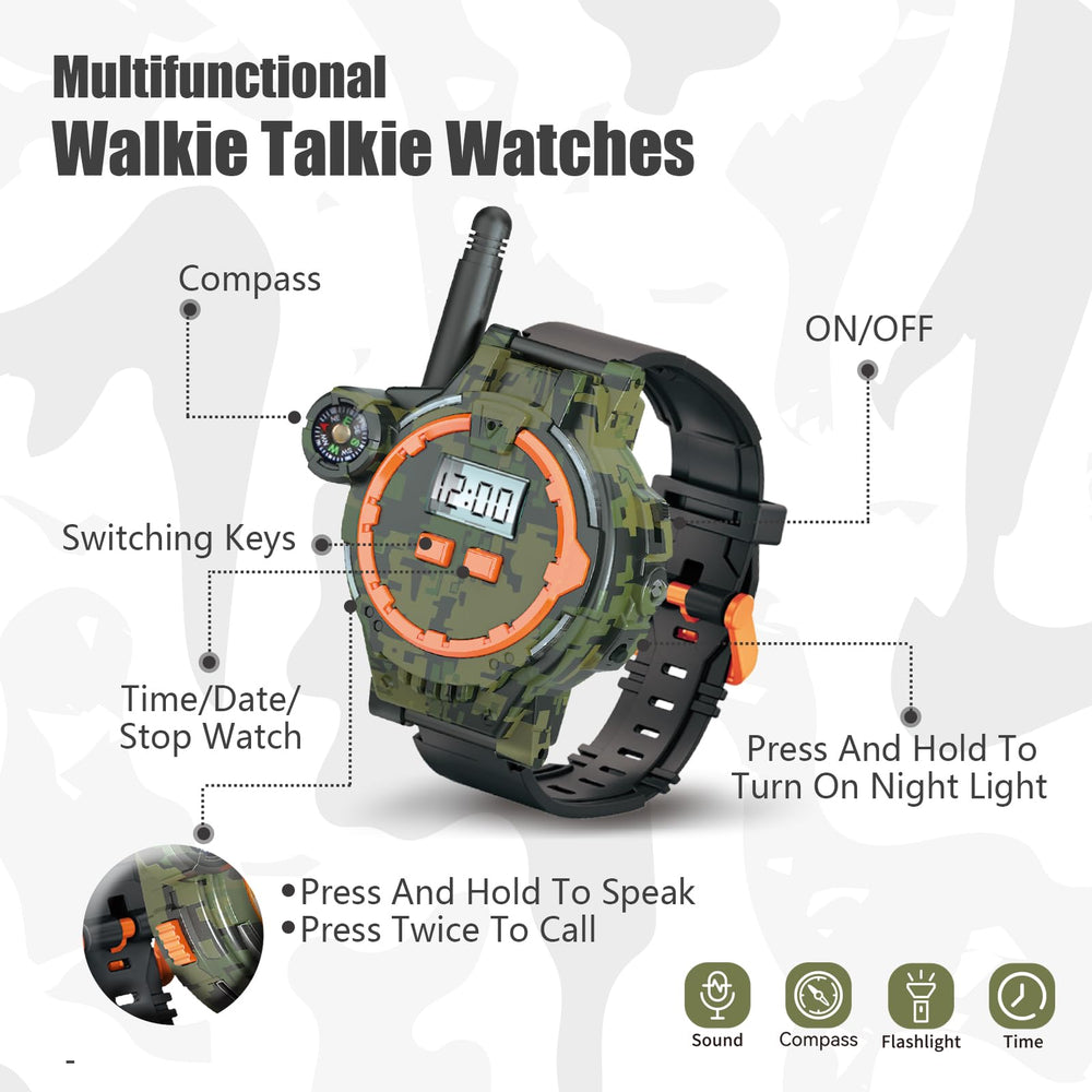 Zeeloopbee kid walkie talkie LCD display for quick status checks