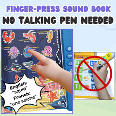ZeenKind child wearing headphones engages with bilingual audio for language immersion.