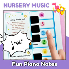 ZeenKind English Learning Talking Book nursery rhymes for music and rhythm learning.