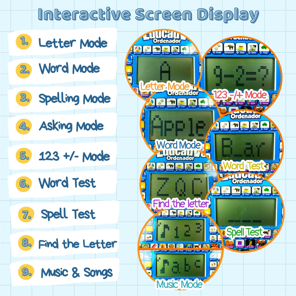 Child using ZeenKind laptop supports interactive language practice in a playful setting.