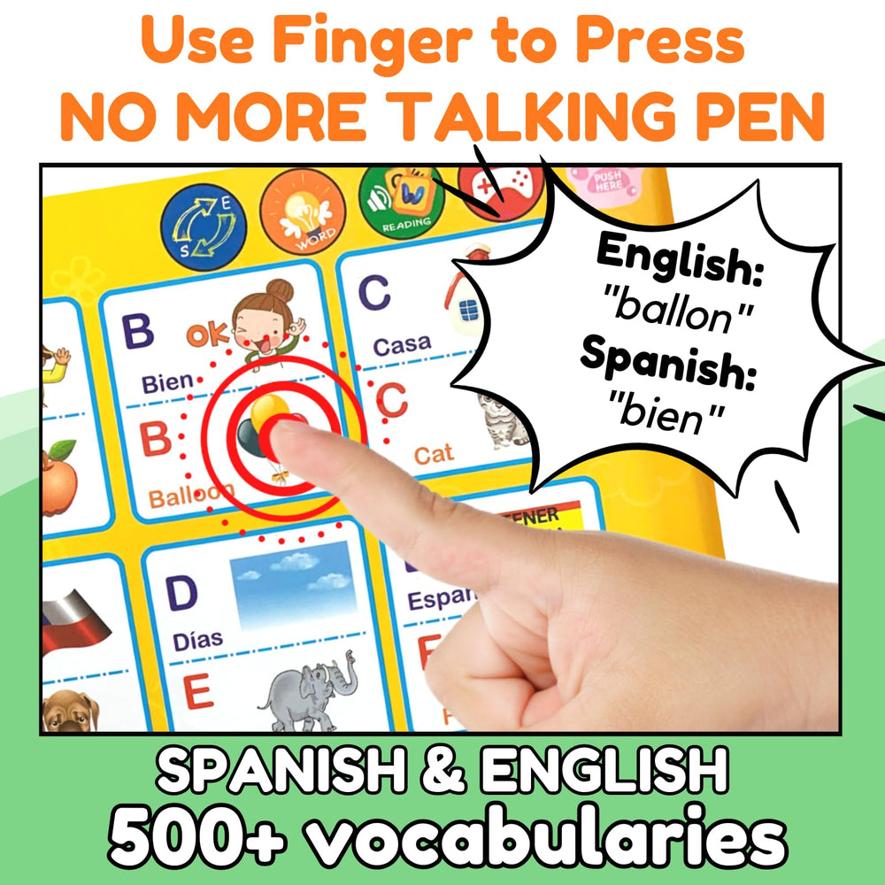 ZeenKind page showing word reading and quiz modes for practice.