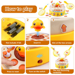 Zelbuck B.Duck requires 3 AA batteries to power motion and music