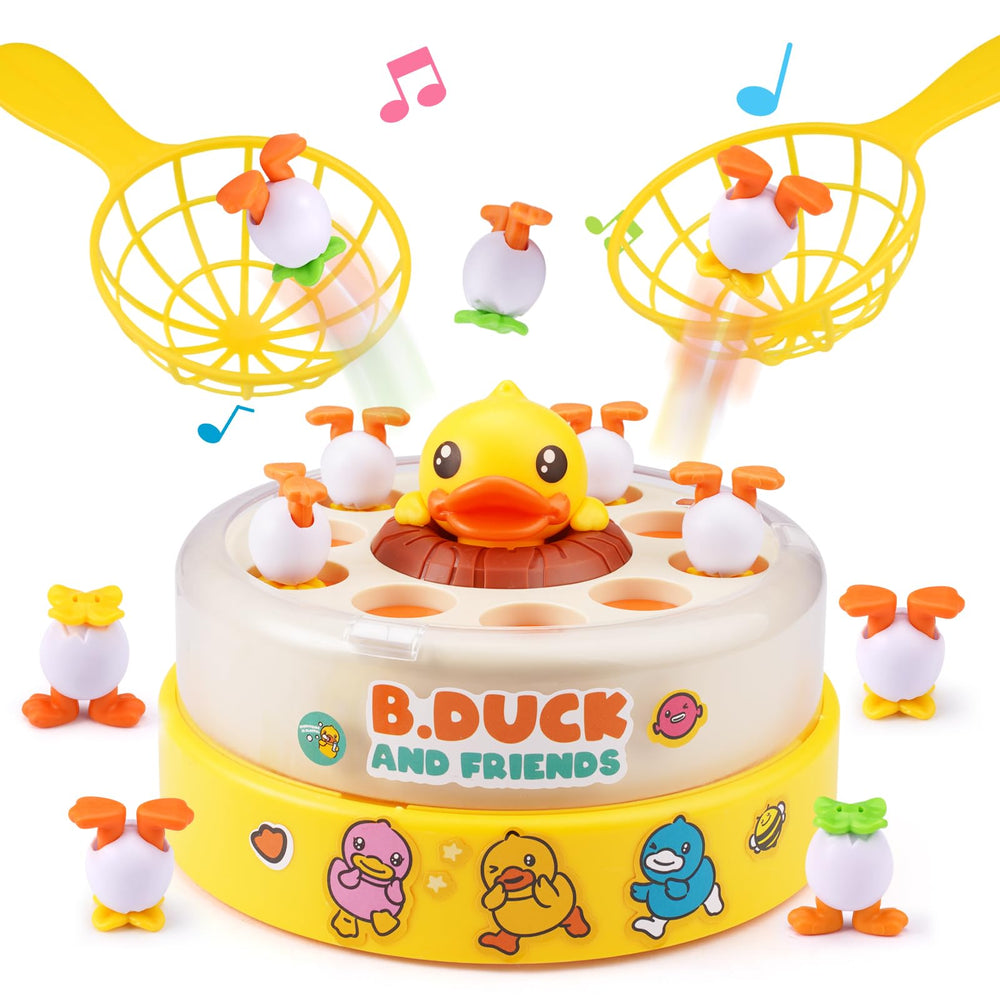 Zelbuck B.Duck board with rotating surface for hand-eye coordination play