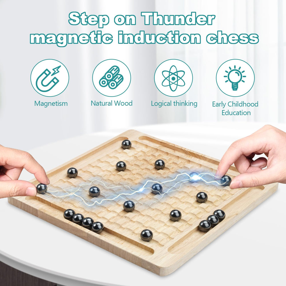 Zelbuck magnetic rocks game puzzle toy fosters problem-solving and fine motor skills.