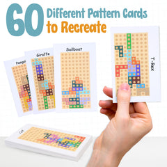 Zen Fun wooden peg puzzle pieces with smooth edges for durable, hands-on learning.