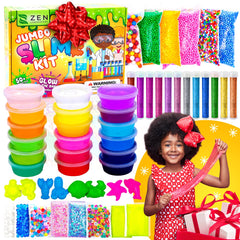 Easy to clean reusable containers included in Zen Laboratory slime kit