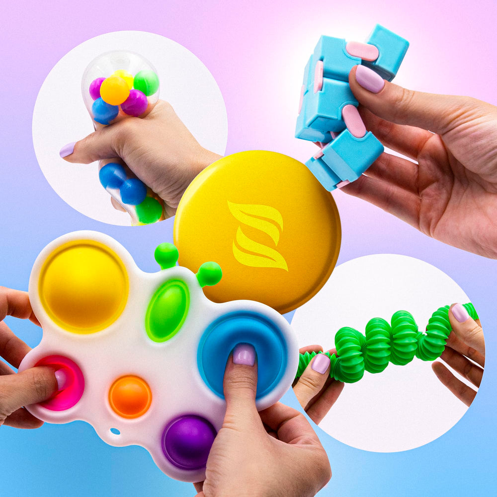 Zen Laboratory Squishy toys collection offers soft tactile relief.