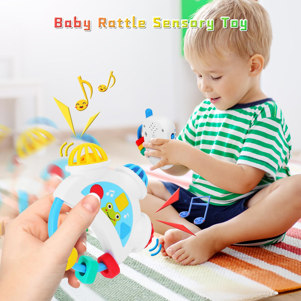 Zendstanding car-music toy image; colorful teeth and car sounds inspire curiosity.