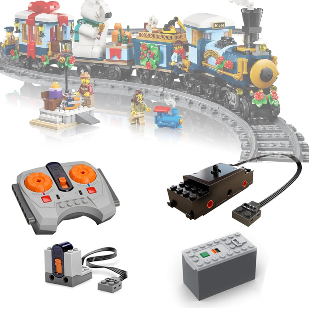 ZENEBricks remote control power pack for Lego 10361 train enabling motorized movement.