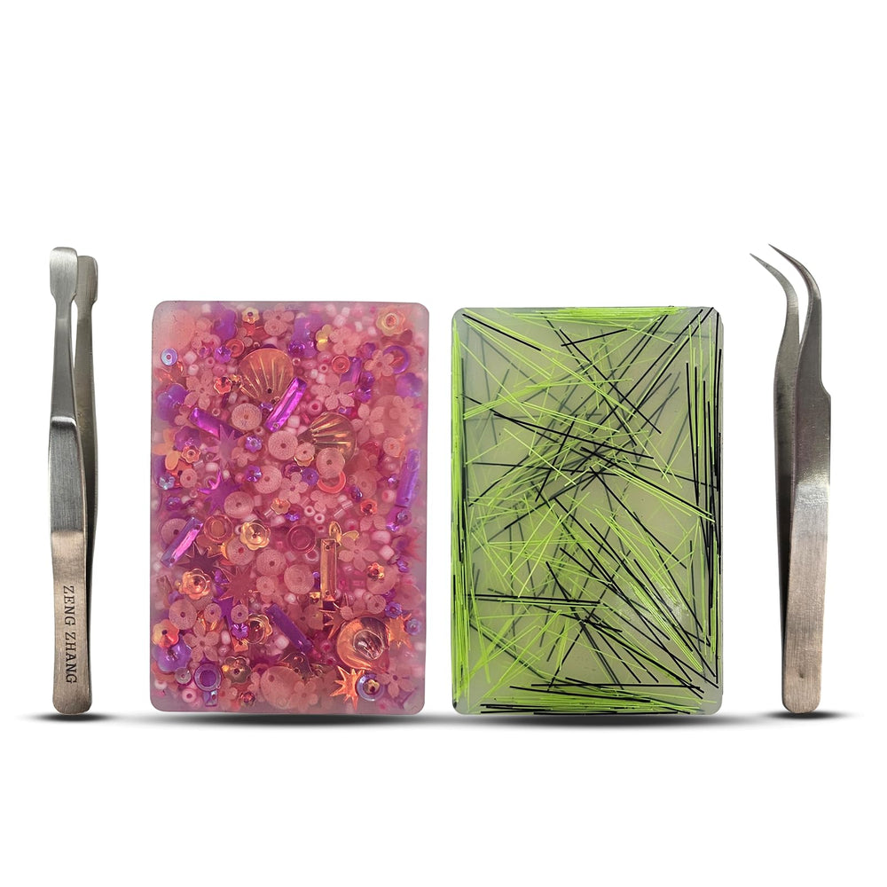 Zeng Zhang Picky Pad with tweezers toy for mindful plucking and focus.