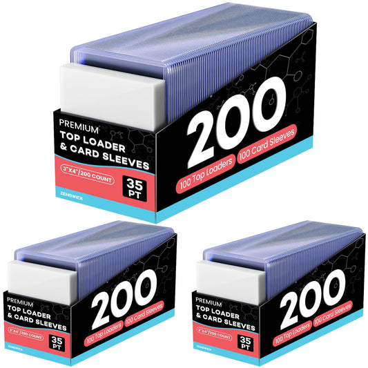 Zenowick 600-card sleeves in packaging protects cards during shipping and handling.