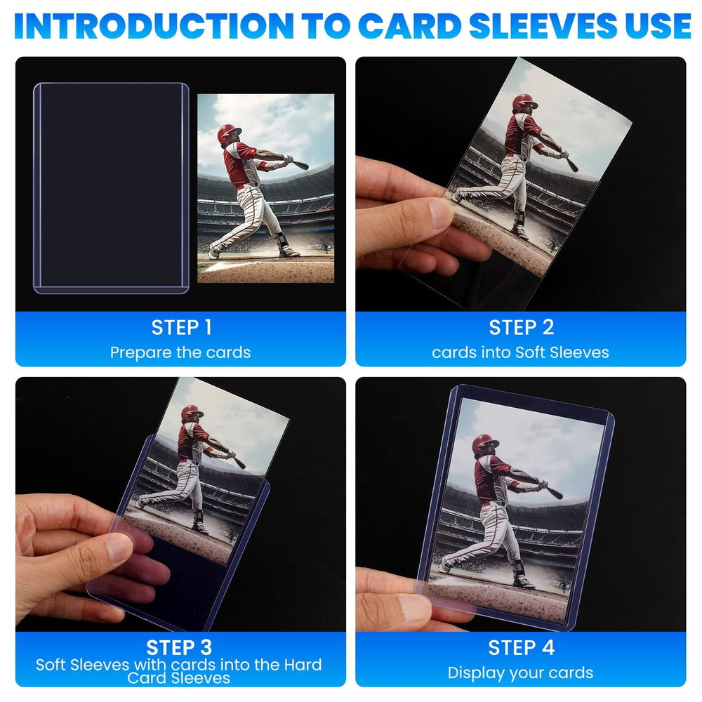 ZENOWICK baseball and football card protectors ideal for collectors.