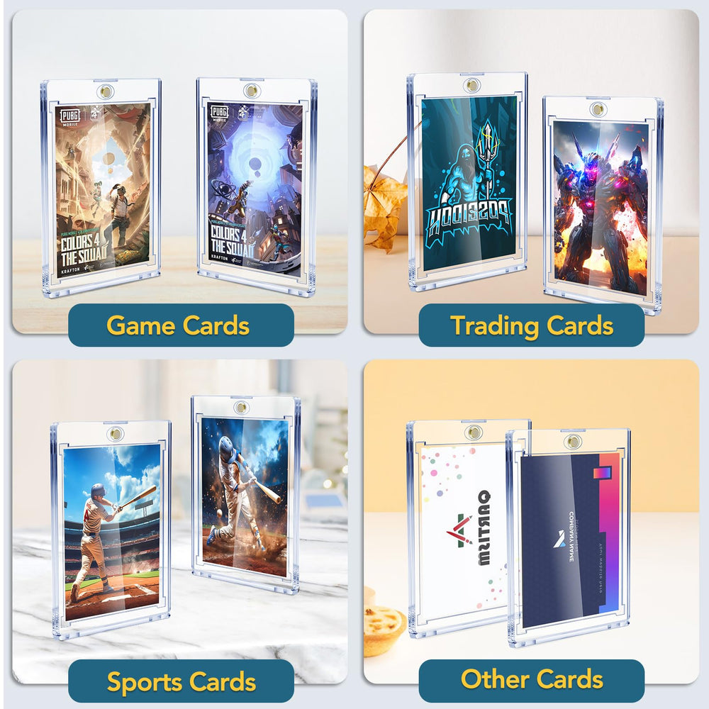 zenowick precise sizing for standard cards, showing inner and outer dimensions.