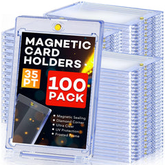Zenowick magnetic card holder front view with durable acrylic protection