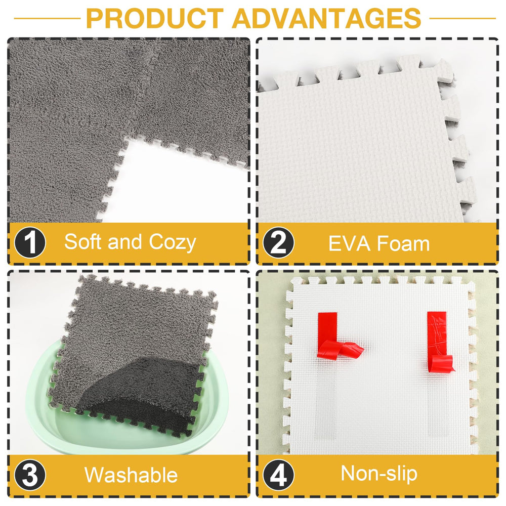 ZENOWICK tiles assembled in a playroom setup highlight easy DIY customization.