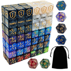 ZEOXUER ability keyword D6 dice for quick MTG effect reference during games.