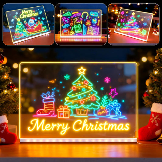 Zerkbiey LED note board colors: vibrant notes with bright, easy-to-see illumination.