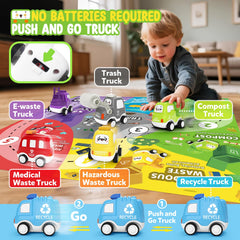 ZERDROFY compost truck offers tactile exploration and sorting-themed pretend tasks