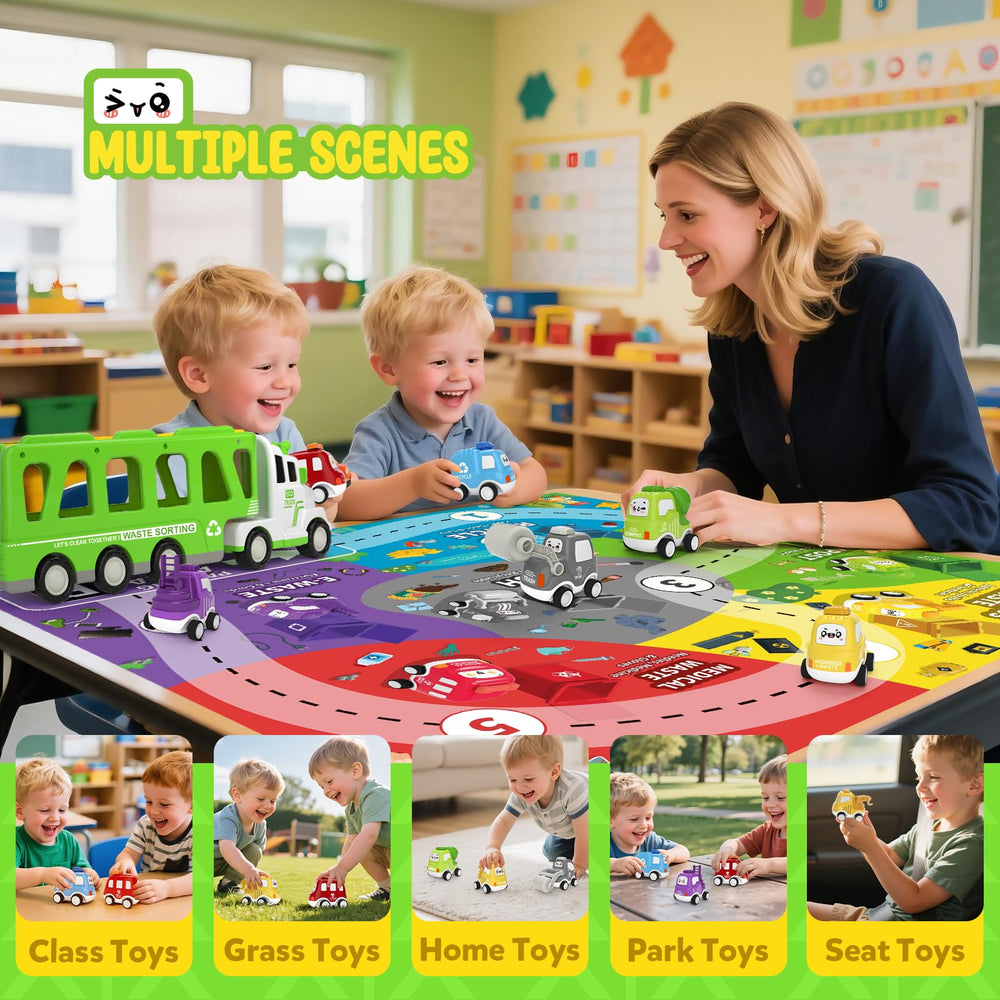 ZERDROFY hazardous waste truck enhances dramatic play and safety-themed storytelling