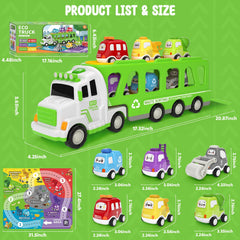 ZERDROFY recycle truck teaches sorting concepts through interactive pretend play