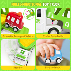 ZERDROFY six pull-back cars on top invite quick, energetic play sessions