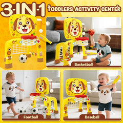 ZERDROFY toddler soccer goal image for kicking practice with bright, engaging colors