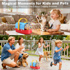 Zerhunt bubble machine suitable for indoor and outdoor play