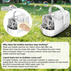 Zerhunt bubble machine makes a perfect gift for kids and pets.