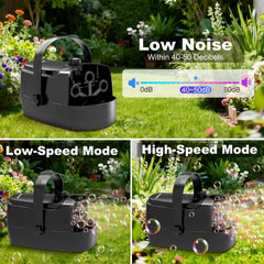 Zerhunt six spinning wand action delivers rapid bubbles for outdoor fun.
