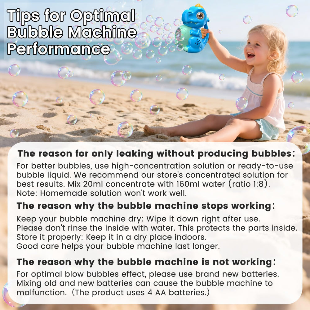 Zerhunt included bubble solution bottles ensure ready-to-use fun.